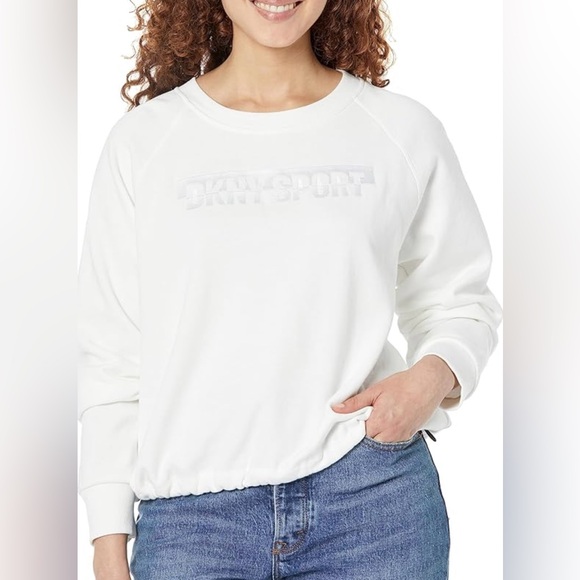 DKNY Sport Ladies Crop Sweater - Picture 1 of 7